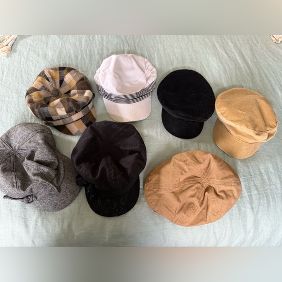 7 paper boy hat collection lack of color + more